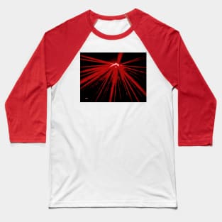 RED LASER UFO Baseball T-Shirt